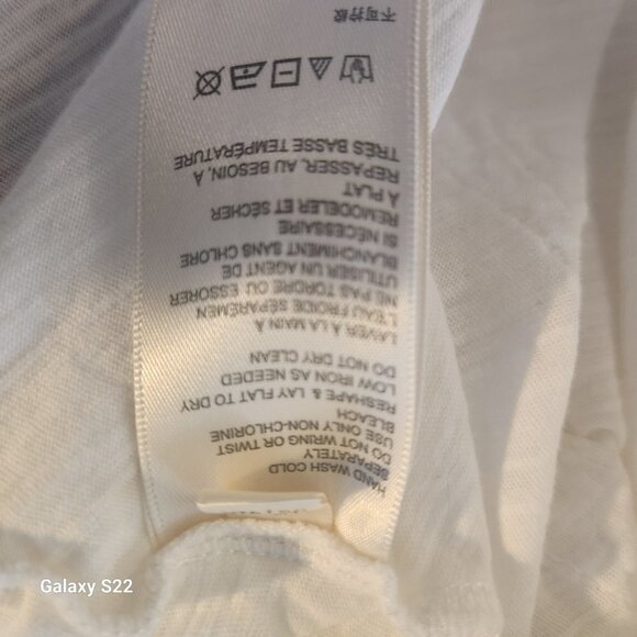 Free People White Embroidered Long Sleeve Shirt. NWT. Size Small. - Picture 11 of 12